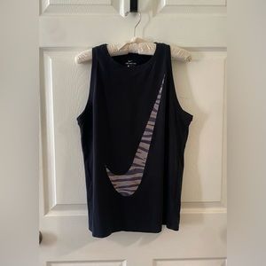 Nike Tee Tank Top Striped Swoosh